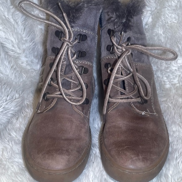 Josef Seibel Marren Women's Faux Fur Lace-Up Winter Boots size 6.5 - Picture 4 of 8